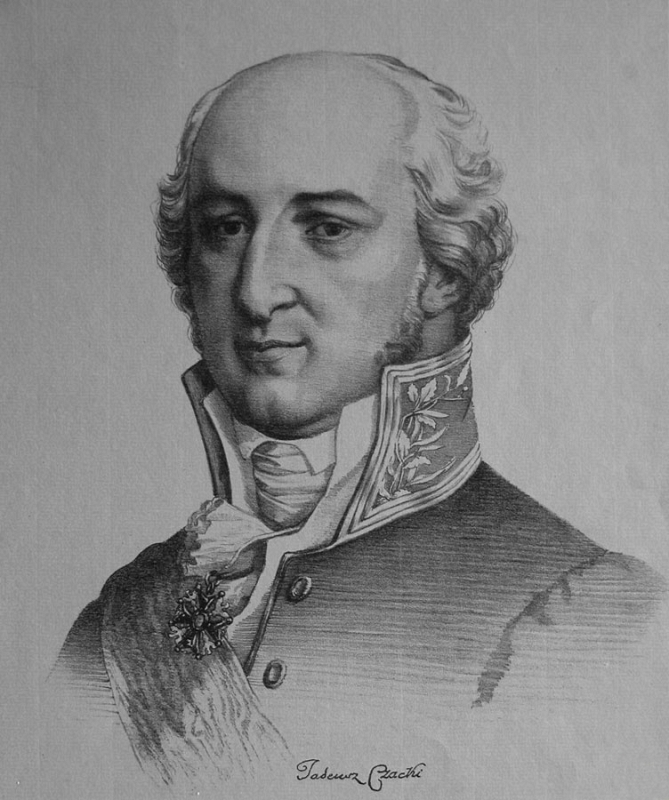 Фото до новини з назвою Чацький Тадеуш – польський державний культурно-освітній діяч, один із засновників у 1805 році Волинської гімназії : 260 років від дня народження