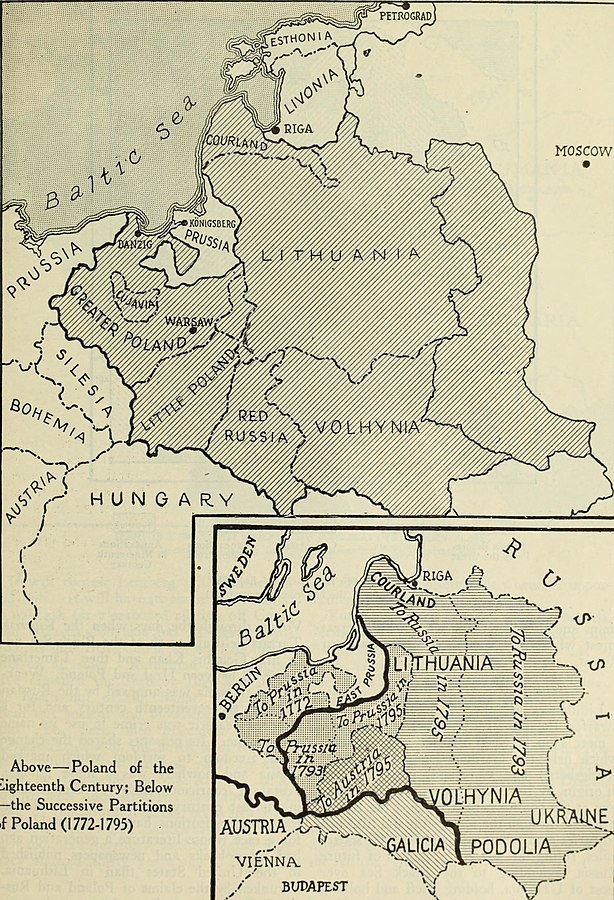 Фото з назвою Польща 18 ст. Послідовні розподіли Польщі (1772-1795)