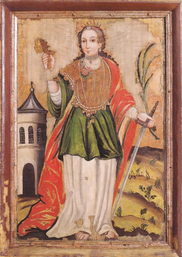 Ікона «Свята Варвара» (серед. XVIII ст.)