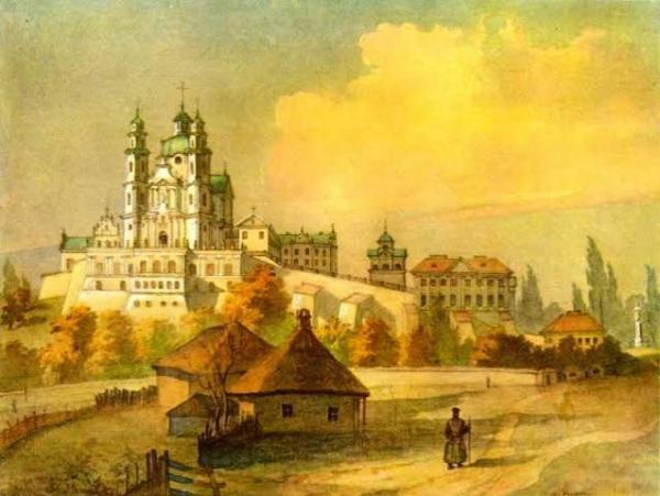 акварель Т. Шевченка, Лавра, 1846 р.