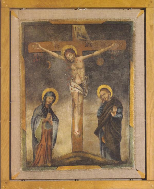 Хоругва «Розп’яття. Богородиця Мати Милосердя» (XVIII ст.)