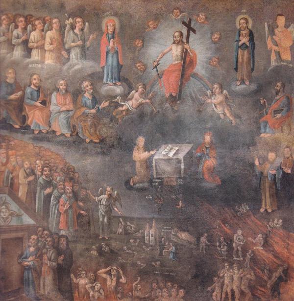 Ікона «Страшний суд» (поч. ХІХ ст.)